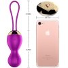 Vibrating Silicone Kegel Balls USB 7 Function- wibrujące kulki gejszy (fioletowe) Vibrating Silicone Kegel Balls USB 7 Function- wibrujące kulki gejszy (fioletowe)